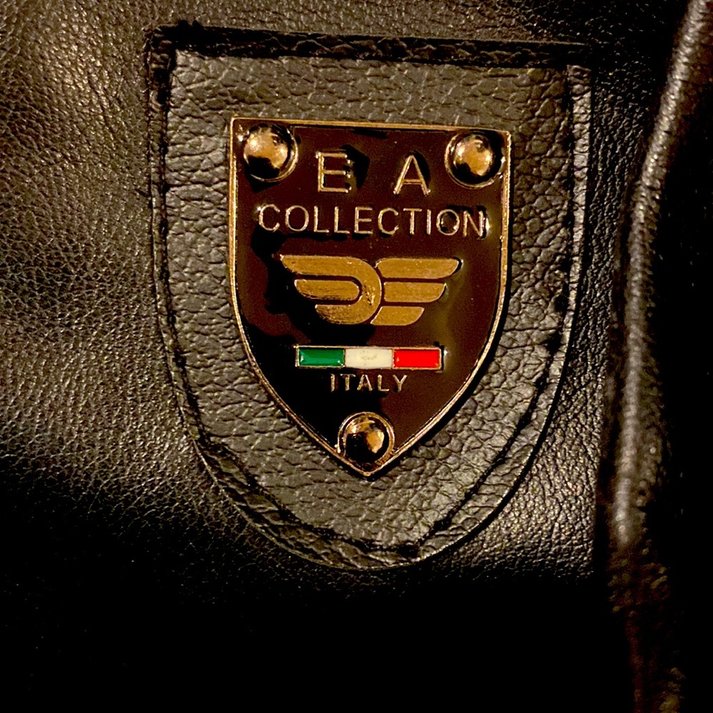 EA Collection faux leather bomber (new)
